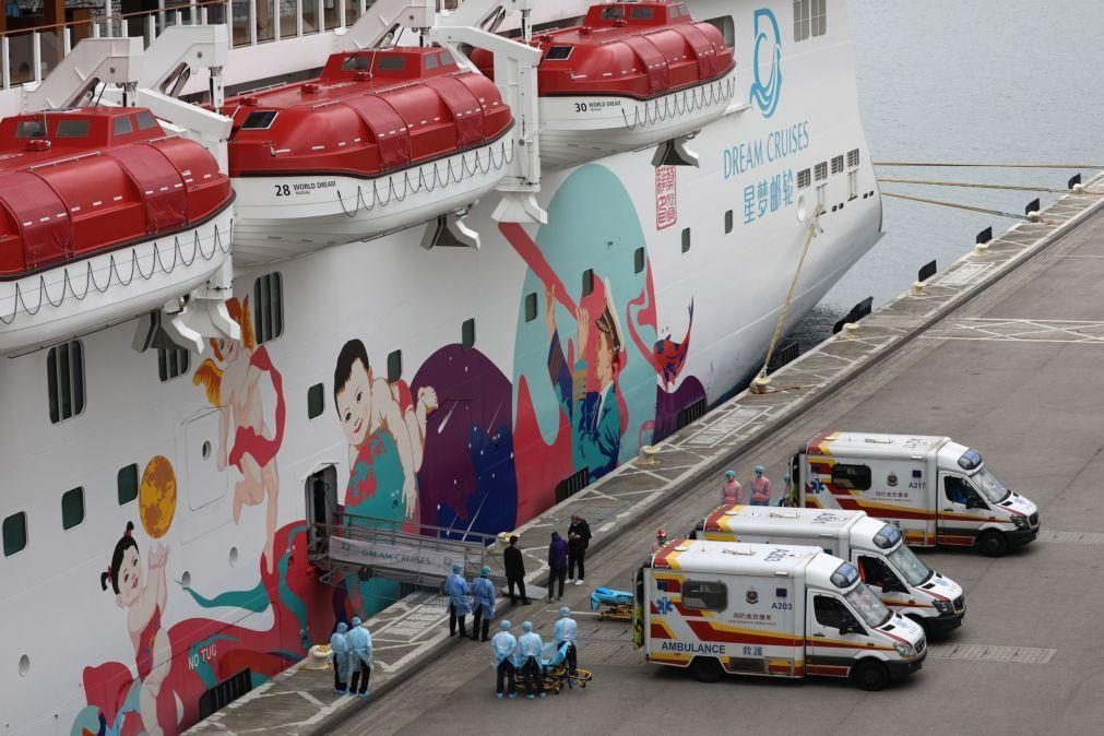 Atualização | Coronavírus: Sete pessoas com passaporte português em quarentena num cruzeiro