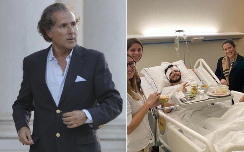 Nuno Rogeiro mostra o filho no hospital após acidente brutal