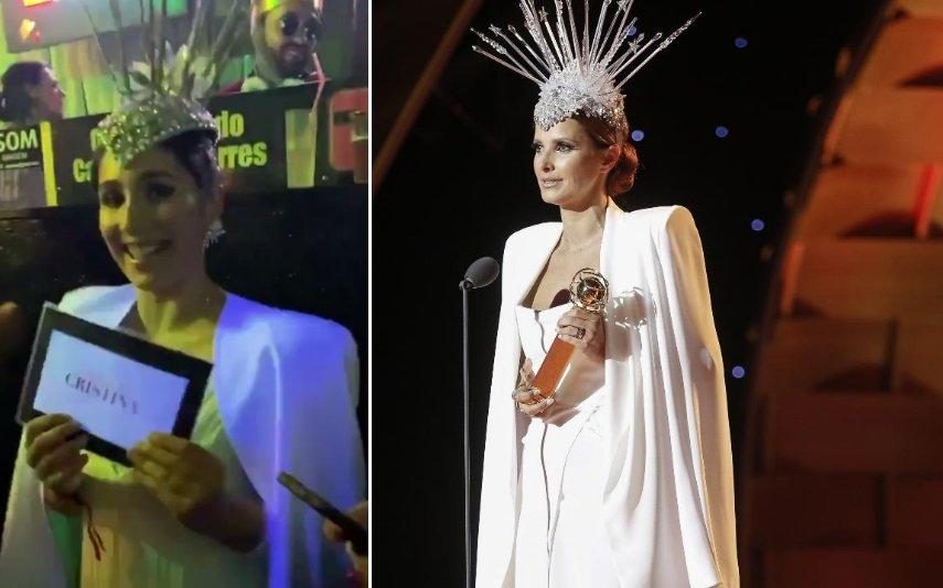 Cristina Ferreira A máscara de Carnaval inspirada no look polémico que deixou a apresentadora rendida
