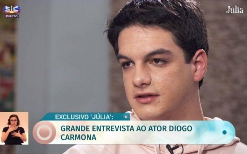 Diogo Carmona As razões que o levaram a dar a entrevista a Júlia Pinheiro