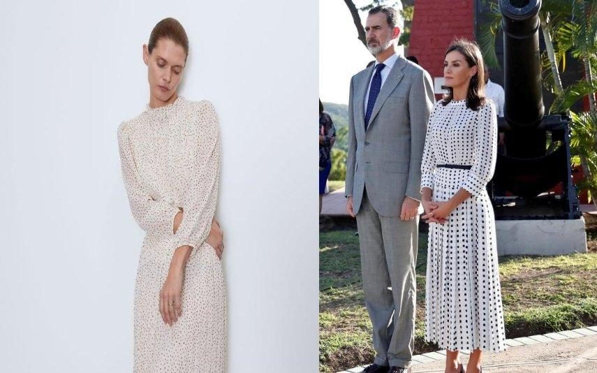 Letizia Copie o estilo da rainha com estes vestidos da Zara, disponíveis online