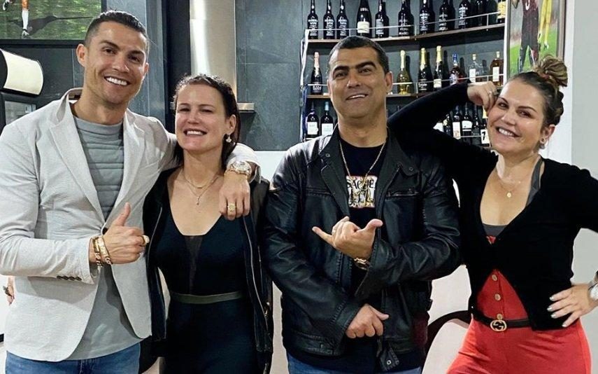 covid-19 Família de Cristiano Ronaldo reunida em festa de aniversário mesmo em tempo de pandemia
