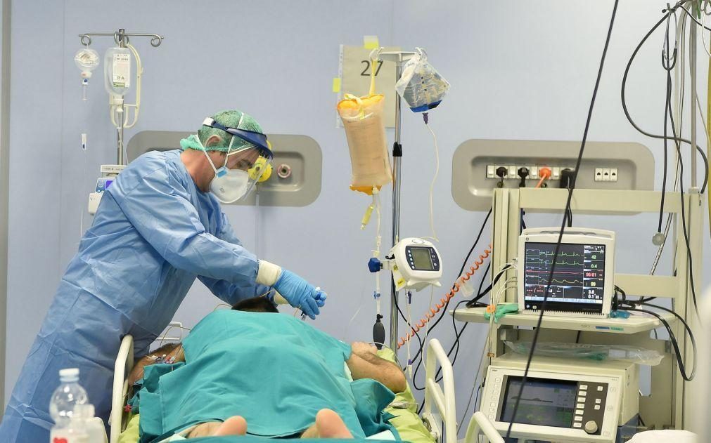 Covid-19: Número de doentes em cuidados intensivos subiu mais de 50%