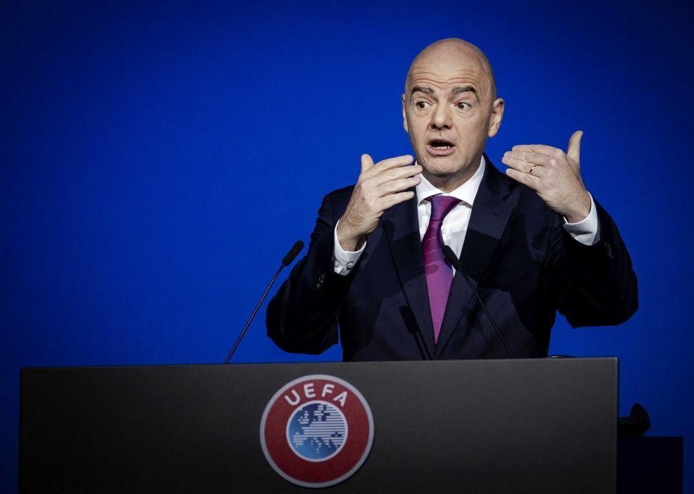 «Ninguém sabe quando o futebol poderá voltar a ser o que era», diz o Presidente da FIFA
