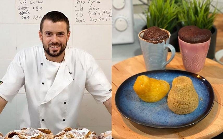 Bolos de Caneca A receita deliciosa de Marco Costa que se faz em 1 minuto