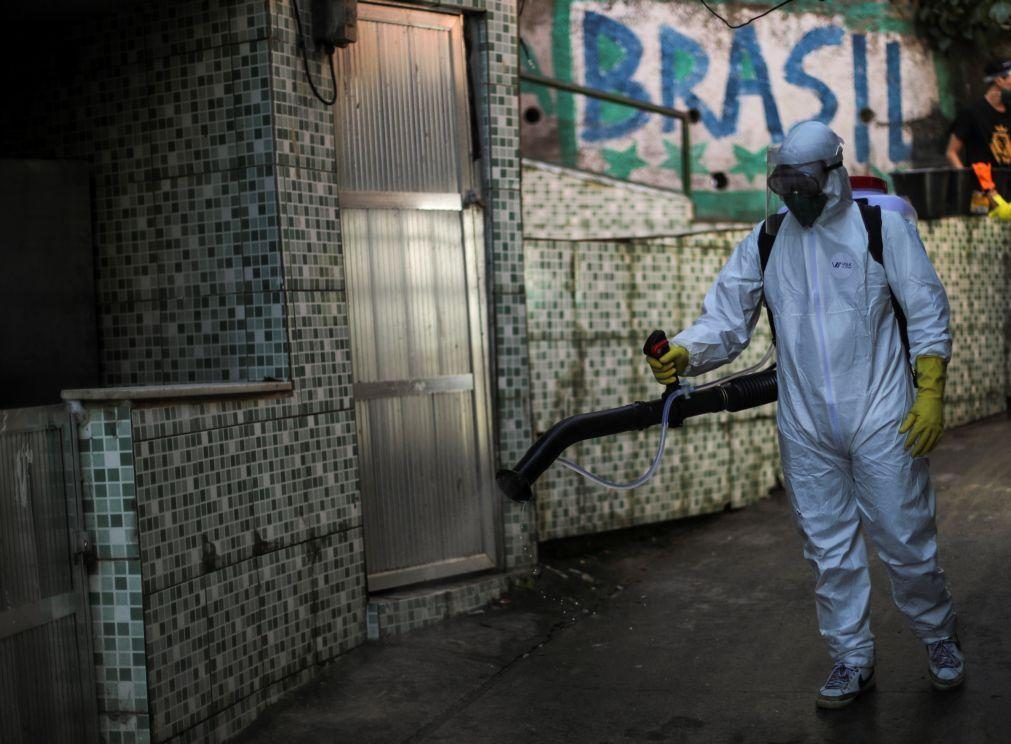 Covid-19: Brasil regista 105 mortos e 1.261 infetados em 24 horas