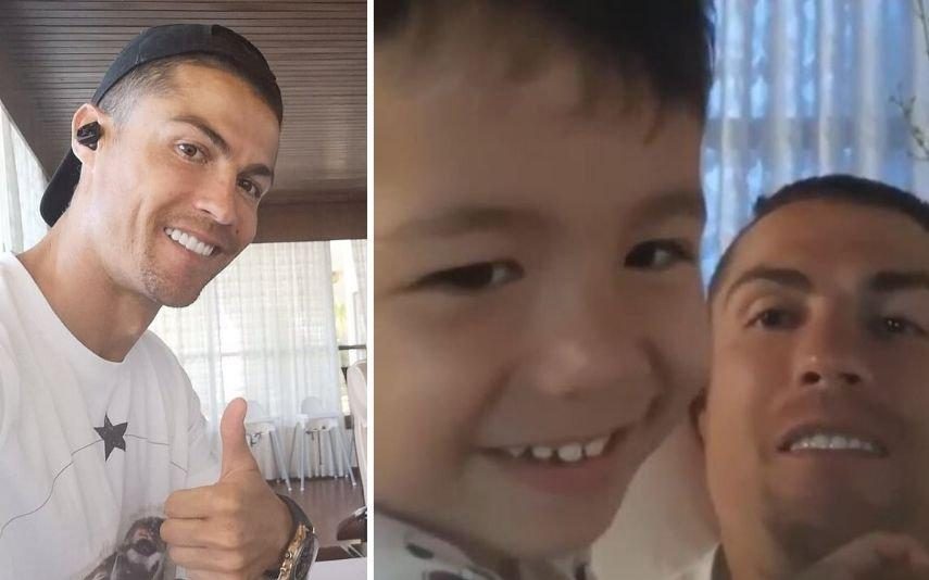 Cristiano Ronaldo e Mateo Tal pai, tal filho! Bebé já diz «simmm» como um verdadeiro craque (vídeo)