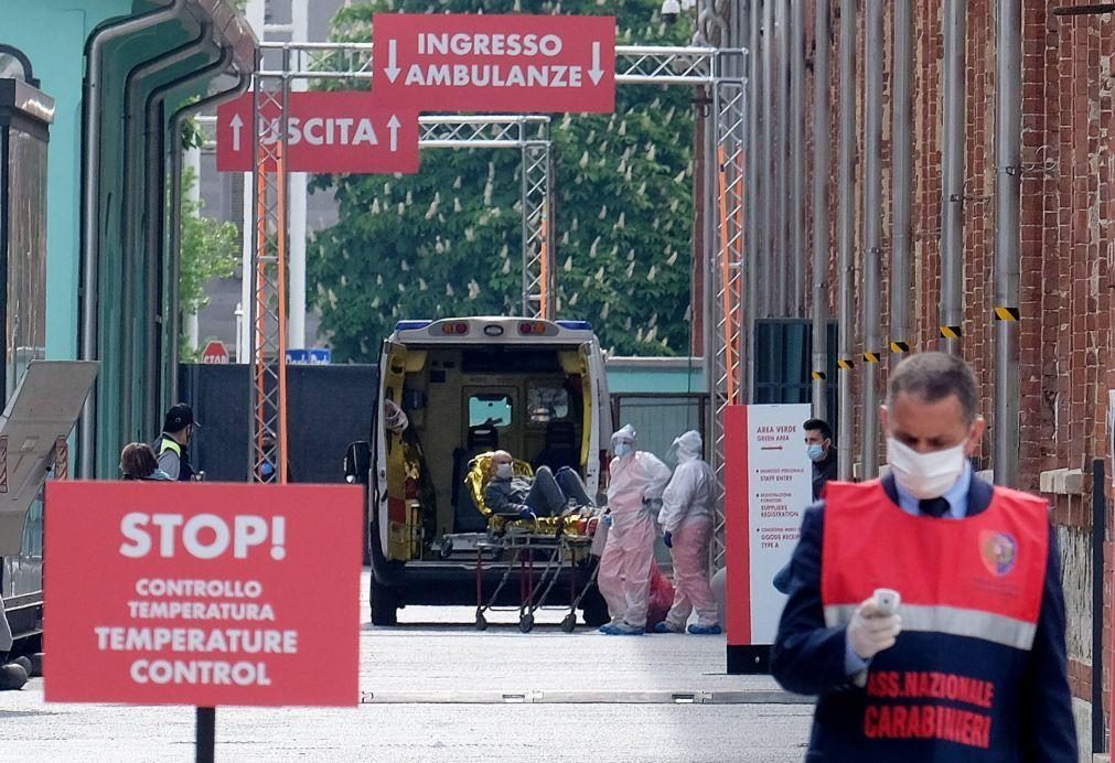 Covid-19. Número de doentes infetados continua a regredir em Itália