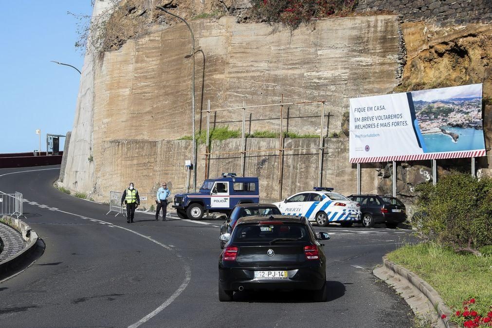 Covid-19: PSP faz primeira detenção por transposição de cerca sanitária em Câmara de Lobos