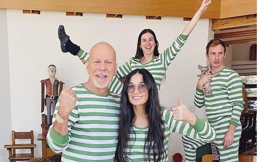 Bruce Willis deixa a mulher e passa quarentena com a ex