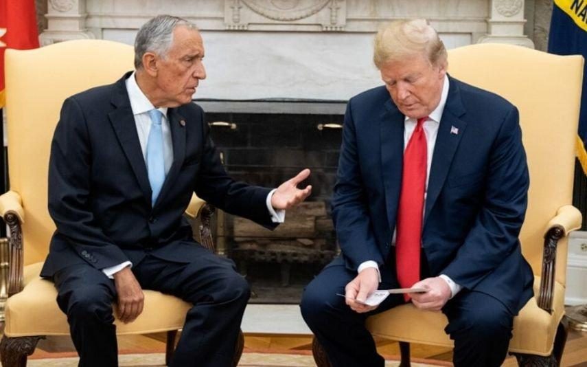 Donald Trump liga a Marcelo Rebelo de Sousa Para elogiar o «desempenho português» no surto pandémico