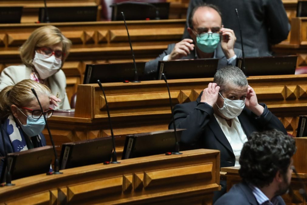 Máscara passa a ser obrigatória dentro da Assembleia da República