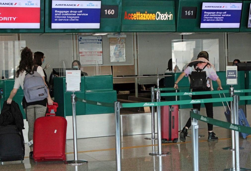 Itália vai reabrir aeroportos e fronteiras a 3 de junho