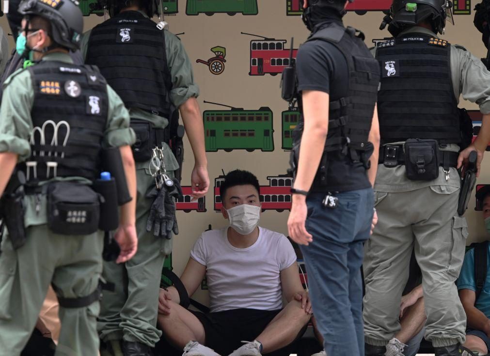 Polícia de Hong Kong faz 180 detenções durante manifestações