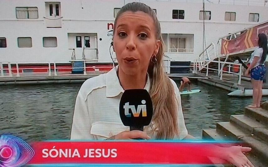 Sónia Jesus estreia-se como repórter e é arrasada