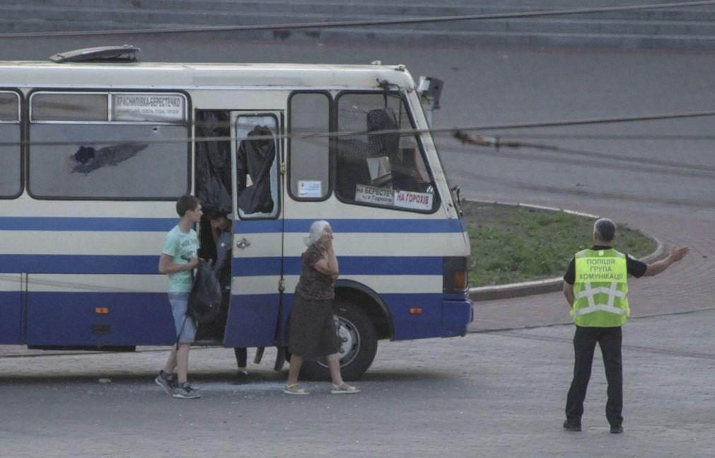 Libertados todos os reféns de autocarro sequestrado na Ucrânia