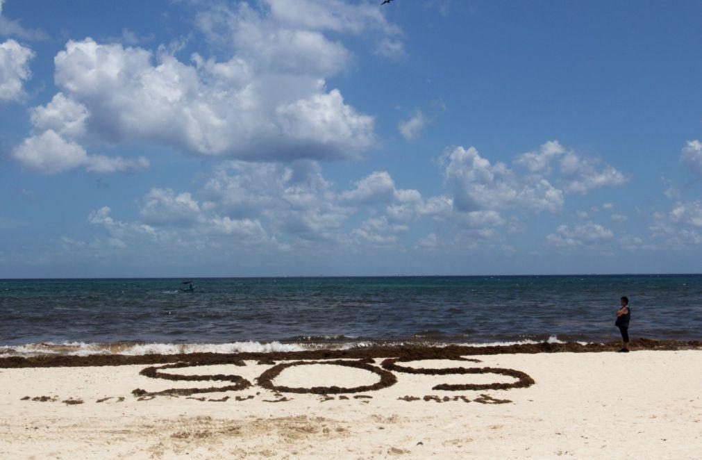 Três homens resgatados de ilha do Pacífico após escreverem SOS na areia