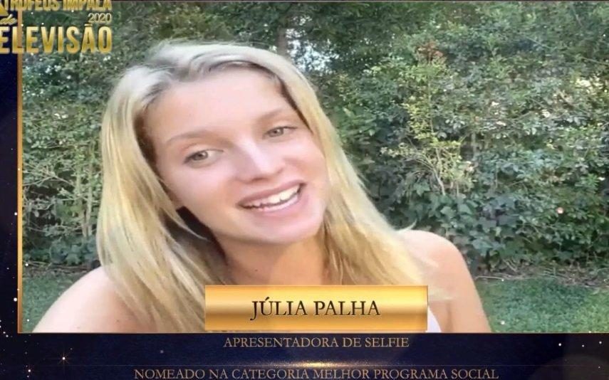Troféus Impala de Televisão 2020. Júlia Palha mostra-se feliz com nomeação