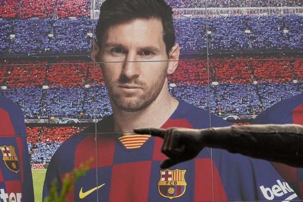 Lionel Messi não comparece aos exames à covid-19 no FC Barcelona