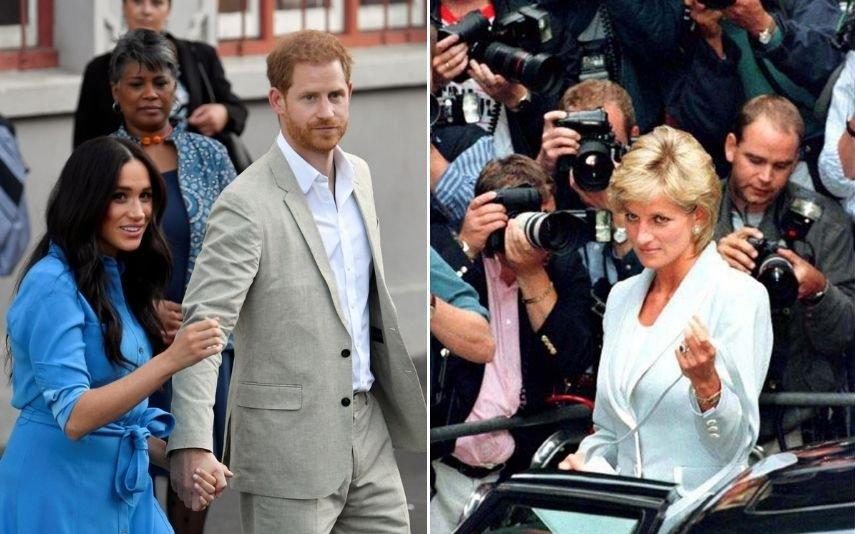 Meghan e Harry enfurecem Casa Real ao preparar filme sobre lady Di