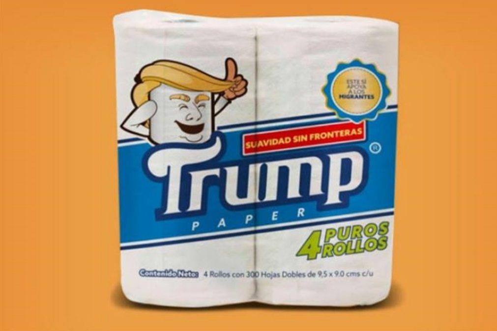 Mexicano lança marca de papel higiénico Trump