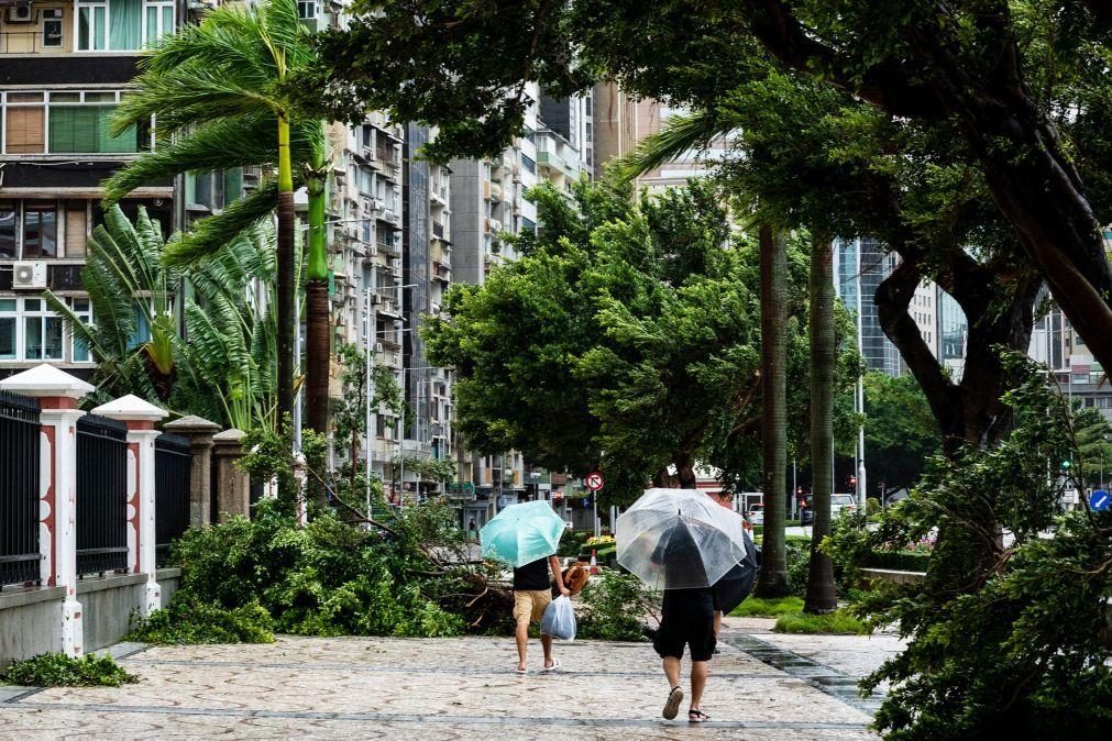 Macau emite alerta de tempestade tropical