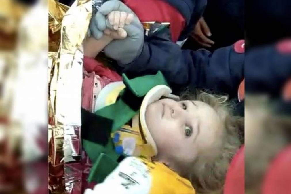 Menina de 3 anos resgatada com vida 65 horas após o terramoto na Turquia [vídeo]