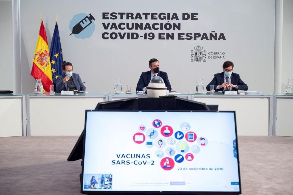 Covid-19: Espanha vai começar por vacinar utentes e pessoal de lares de idosos