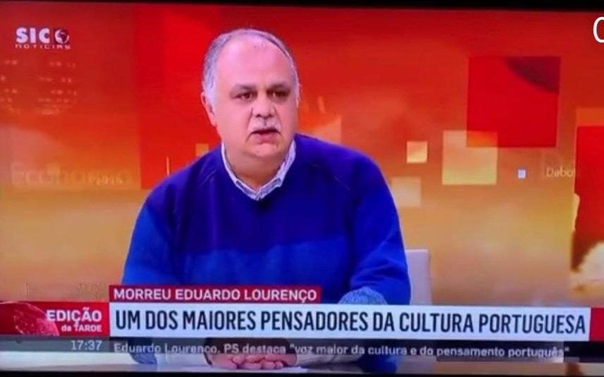 Jornalista da SIC comete gafe sobre Eduardo Lourenço e torna-se viral