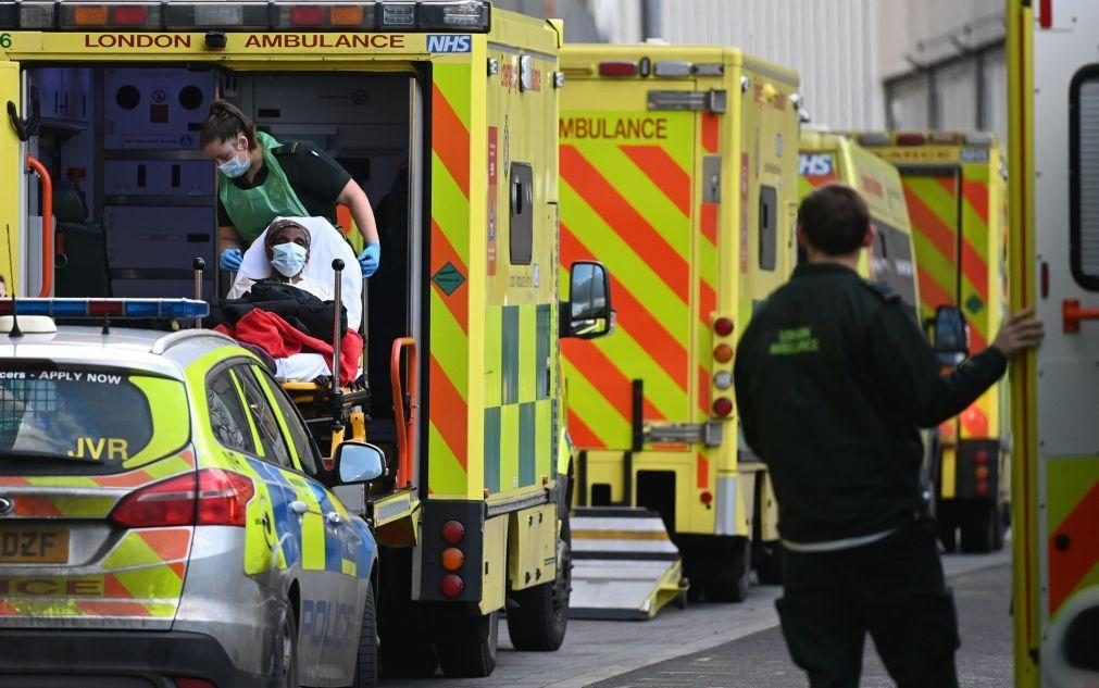 Covid-19: Reino Unido regista recorde de 1.325 mortes num só dia