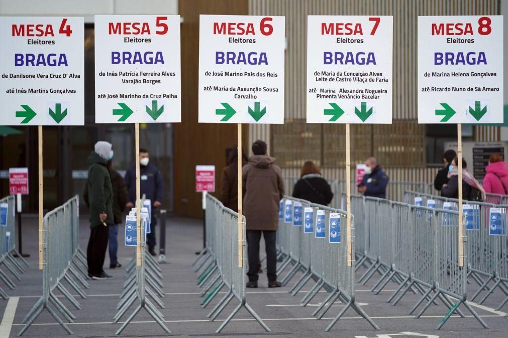 Presidenciais: Eleitores em Braga preferem o frio ao perigo da pandemia