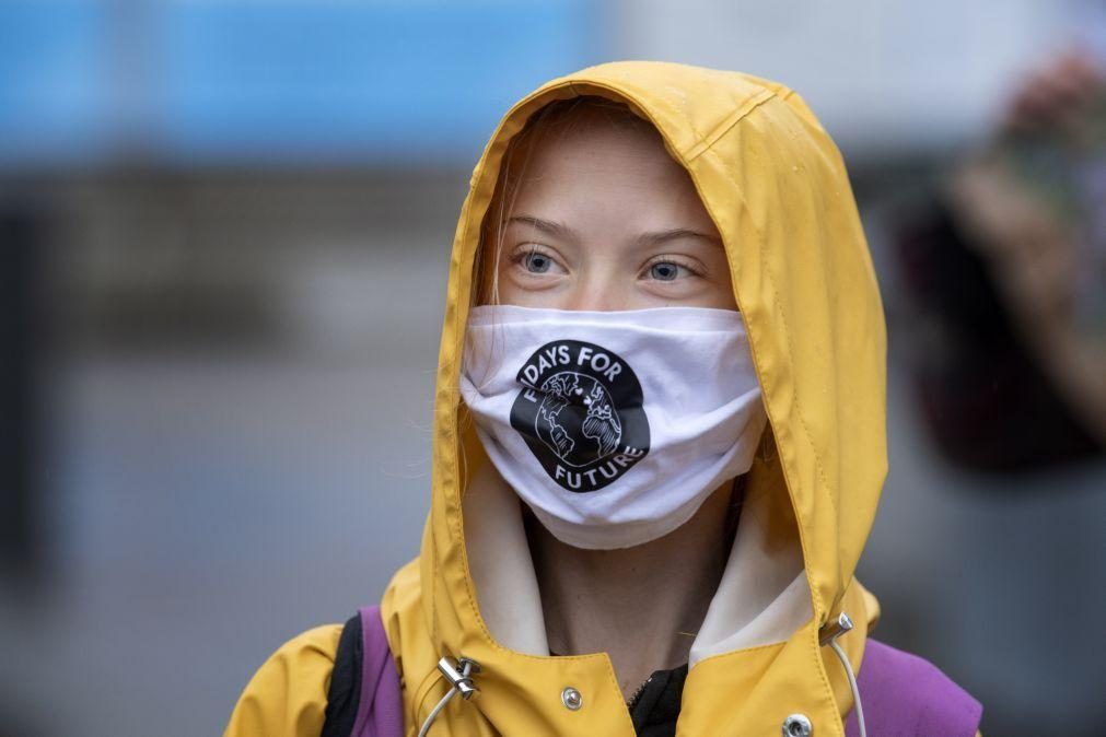 Greta Thunberg despede-se de Trump: “Um homem velho muito feliz”