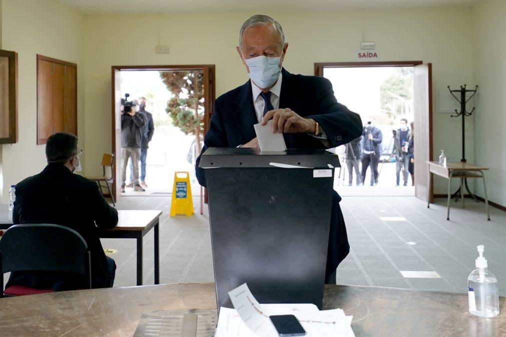 Presidenciais: Marcelo assinala cumprimento de regras sanitárias