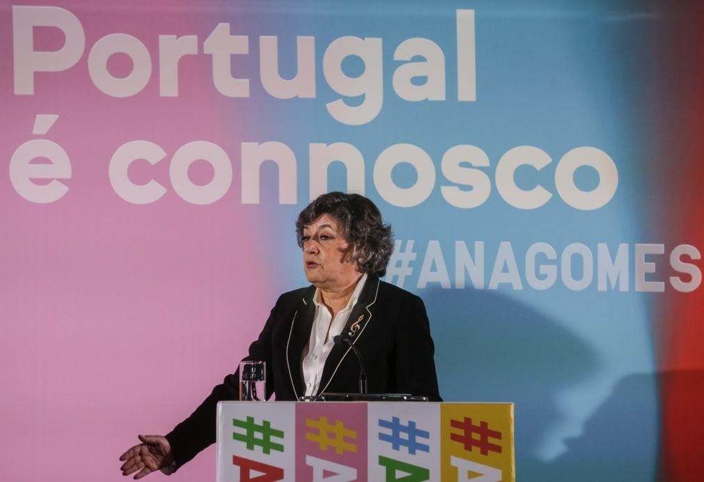 Presidenciais: Ana Gomes é a mulher mais votada de sempre em Portugal