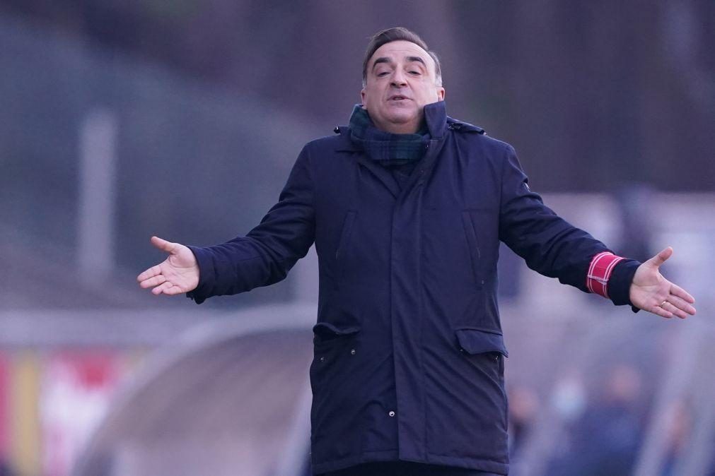 Carlos Carvalhal recusou medalha da Taça da Liga por ter sido mal expulso