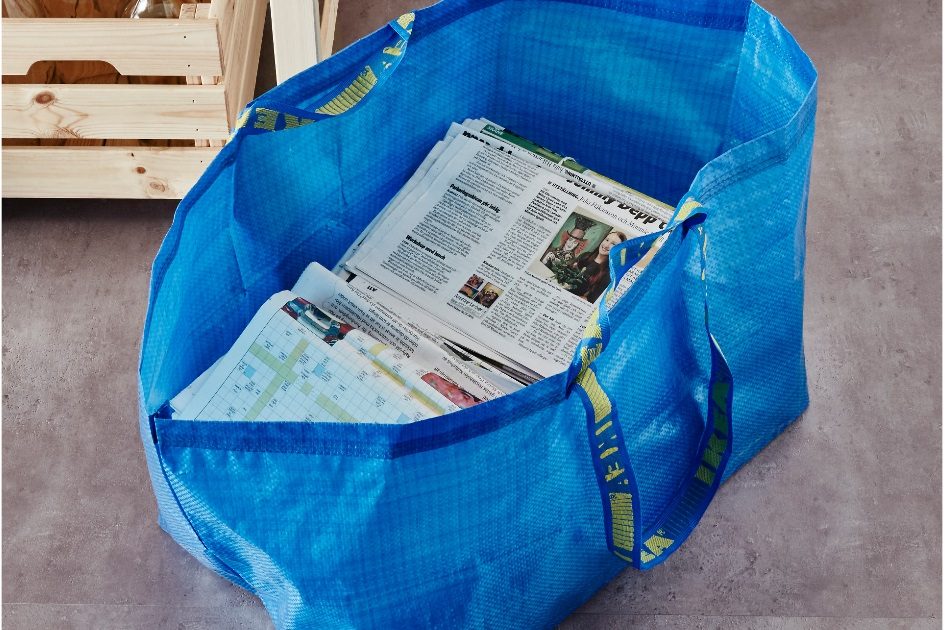 O saco azul do IKEA já não é azul
