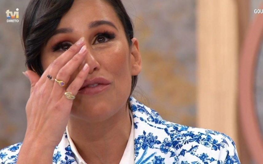 Rita Pereira desaba em lágrimas com mensagem de irmã