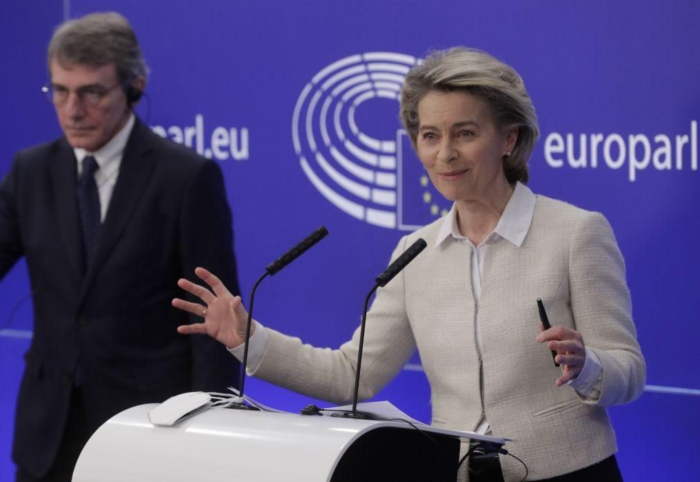 Von der Leyen saúda Portugal por concluir mecanismo de recuperação