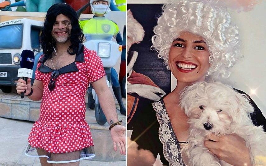 Carnaval As máscaras mais cómicas e excêntricas dos famosos e dos filhos