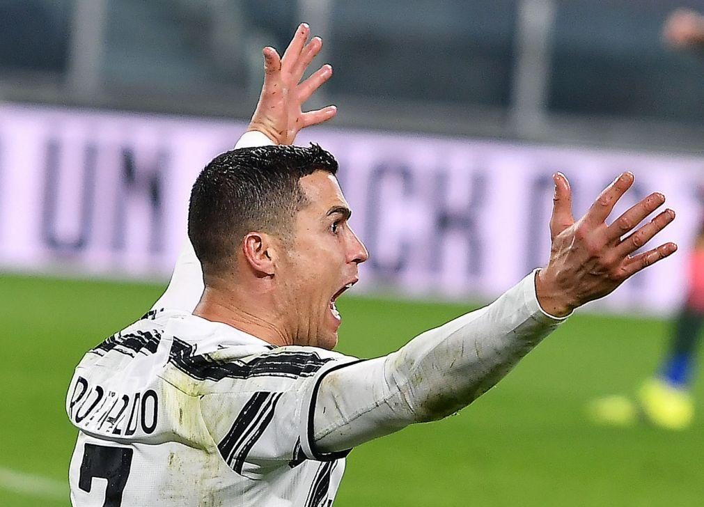 Ronaldo marca no empate da Juventus em casa do Verona de Miguel Veloso