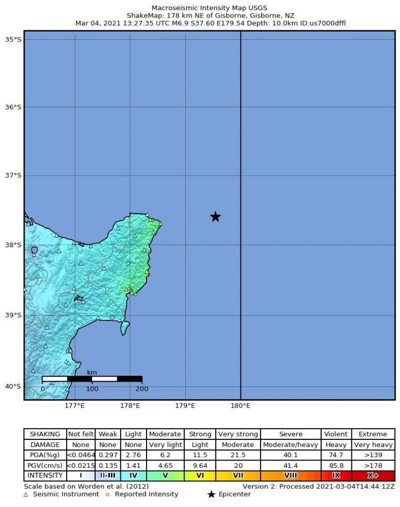 Levantado aviso de tsunami depois de terramoto de magnitude 6,9 na Nova Zelândia