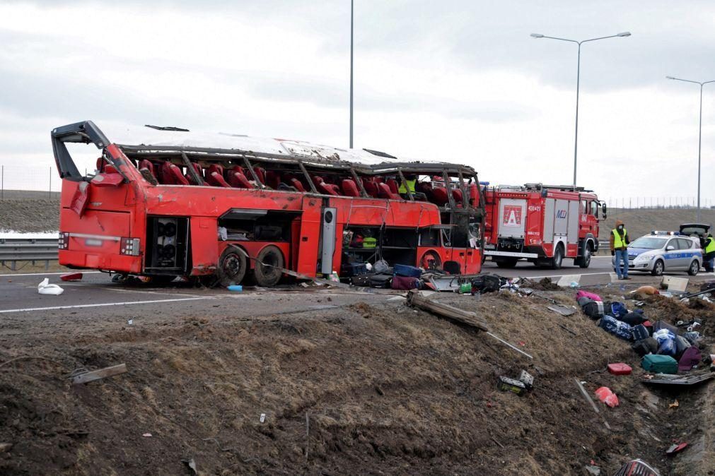 Seis mortos em acidente com autocarro ucraniano na Polónia