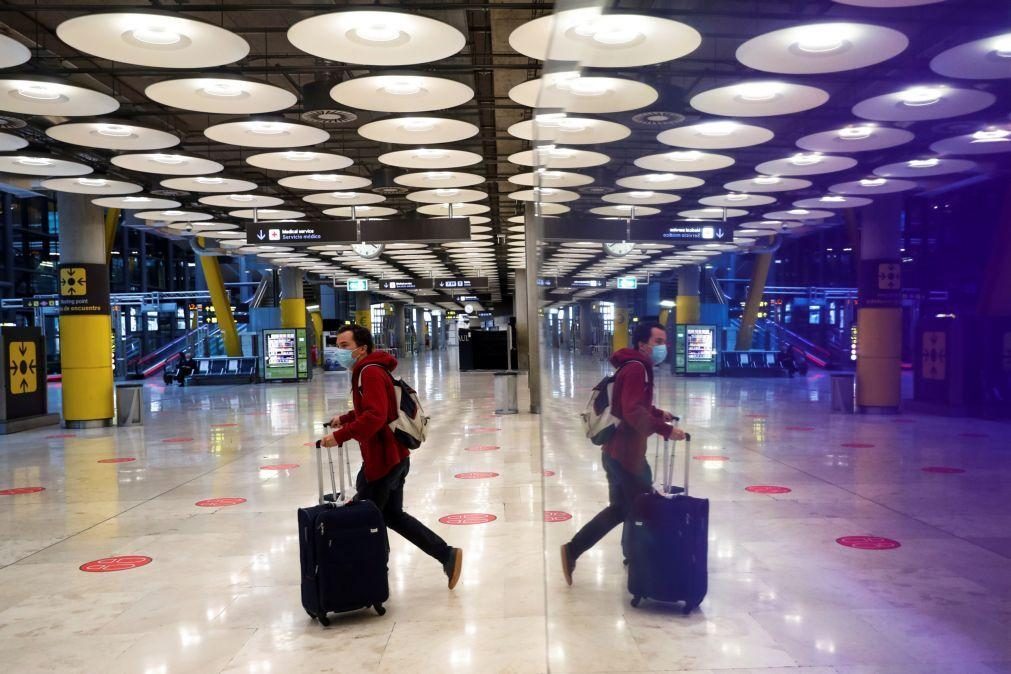 Covid-19: Espanha prolonga restrições a passageiros do Reino Unido, Brasil e África do Sul