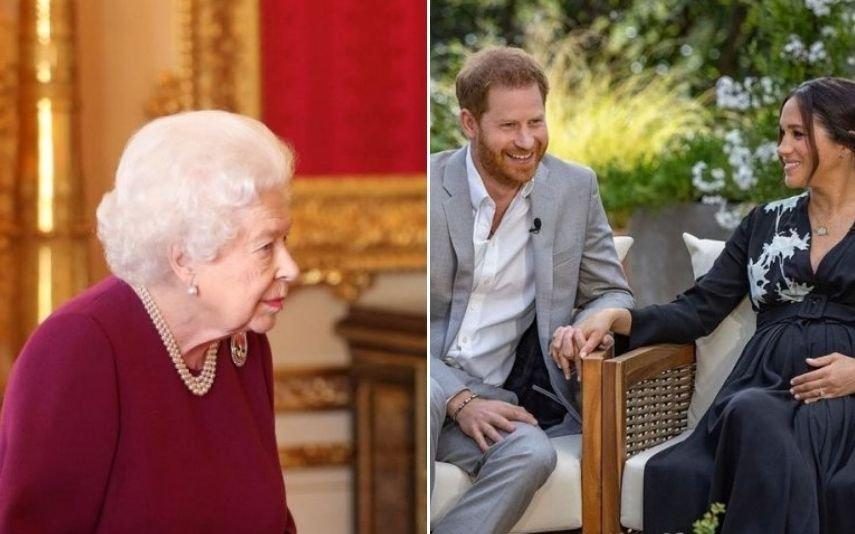 Rainha Isabel II já reagiu às acusações de racismo de Harry e Meghan