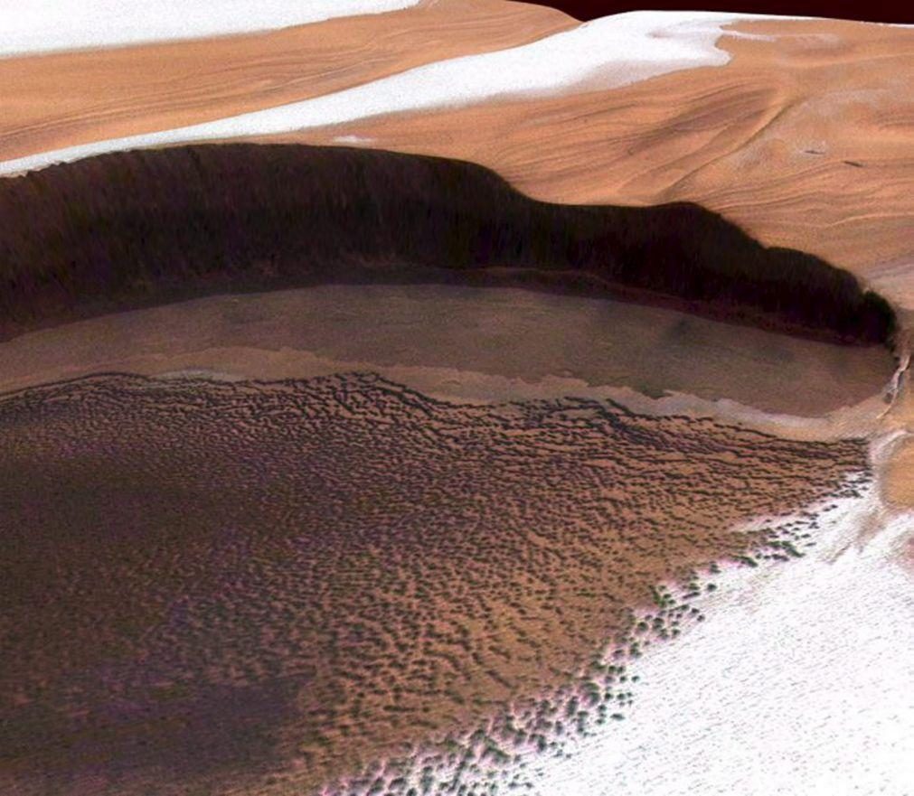 Tempestades de poeira em Marte terão acelerado perda de água