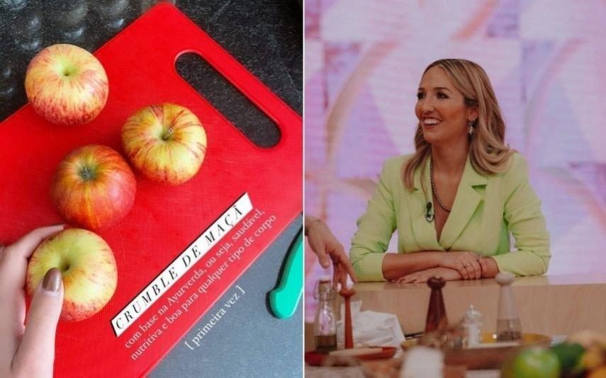 Inês Gutierrez ensina como fazer crumble de maçã saudável