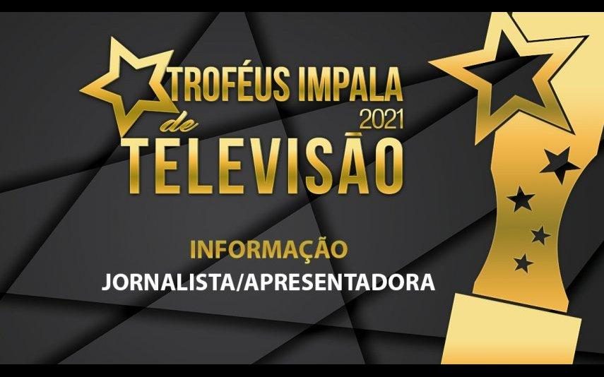 Troféus Impala de Televisão 2021. As nomeadas na categoria de Melhor Jornalista/Apresentadora