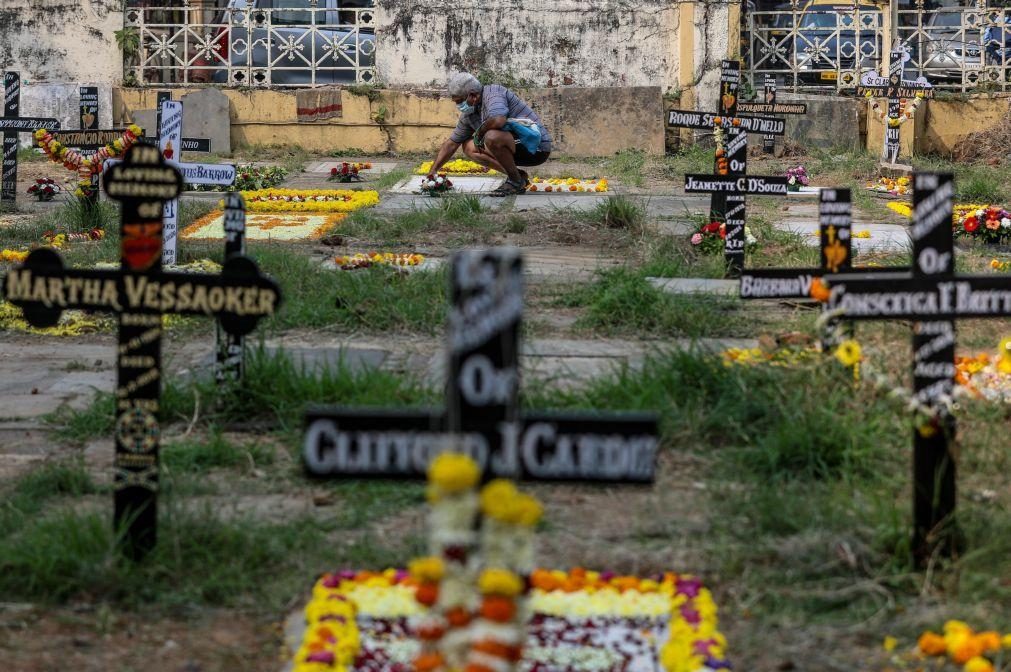 Covid-19: Índia bate recorde com mais de dois mil mortos e quase 300 mil casos num dia