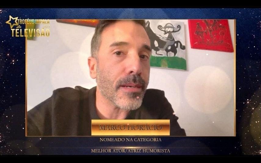 Troféus Impala de Televisão 2021 Marco Horácio agradece nomeação para Melhor Ator/Humorista