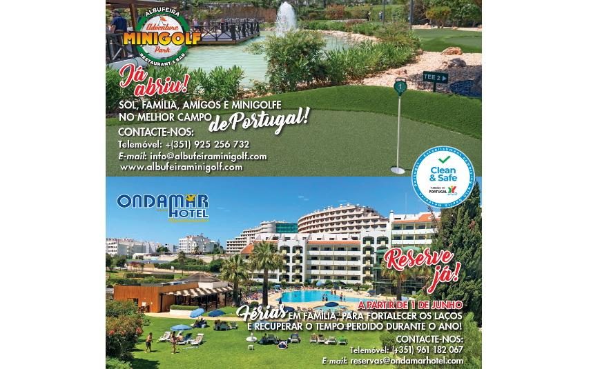 Ondamar Hotel e Minigolfe: Férias seguras com a família no Algarve